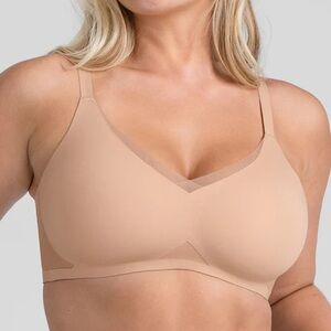 Honeylove Crossover Bra Sand Tan Large